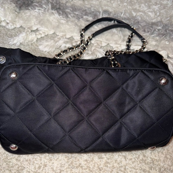 Prada Black Quilted Tote Bag - Picture 3 of 10